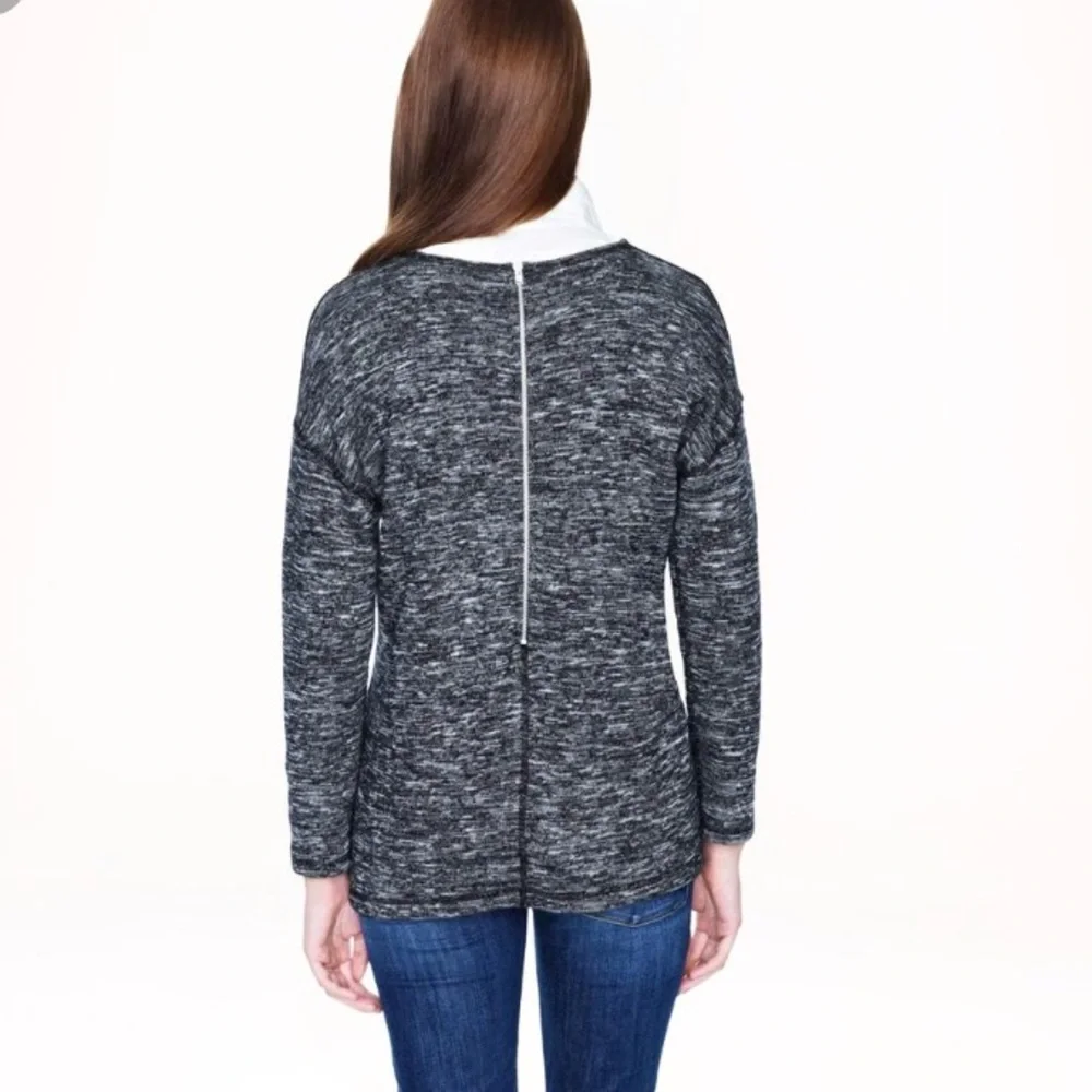 • J. Crew • Jaspe Tunic Sweater Black Small